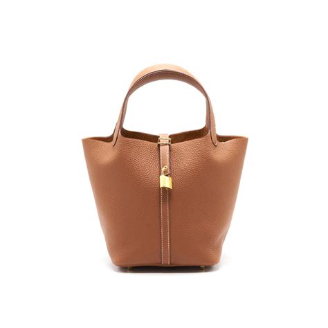 hermes picotin 22 gold